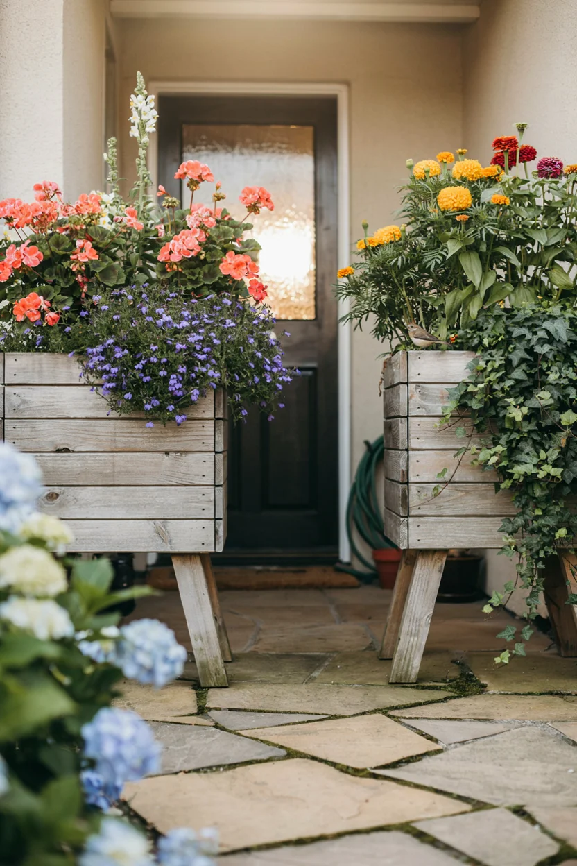 Pallet Planter Boxes with Legs