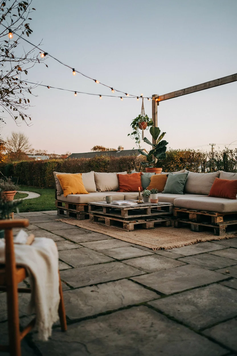 Pallet Sectional Sofa for the Patio