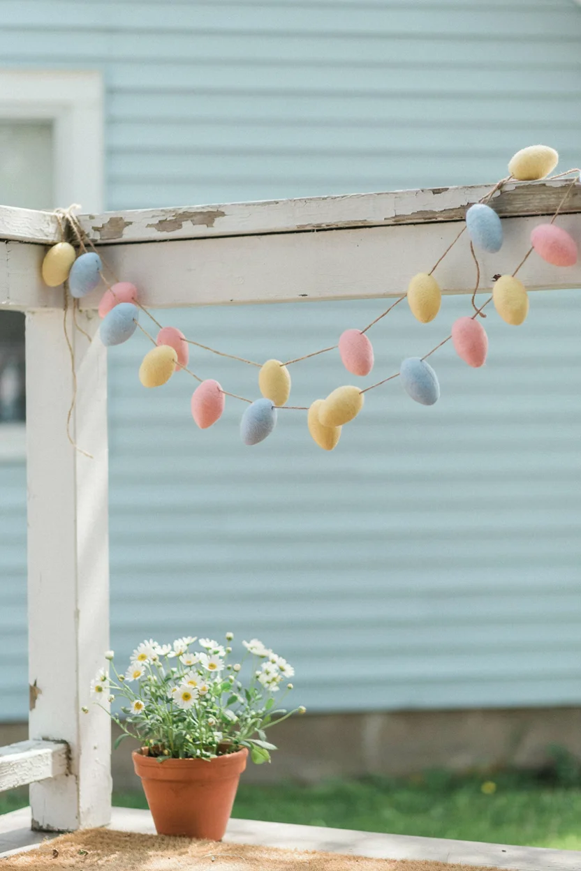 Pastel Easter Egg Garland