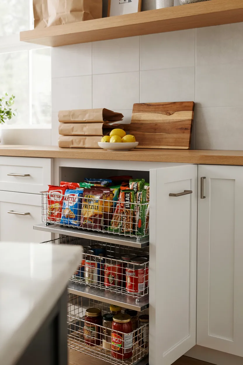 Pull-Out Drawer Baskets