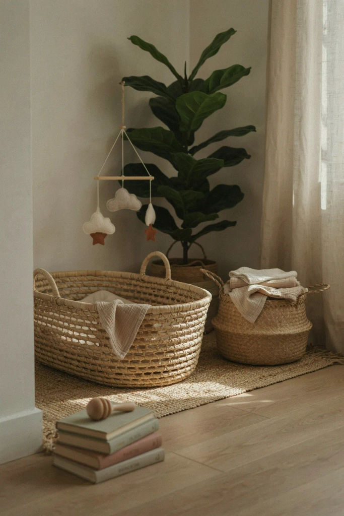 Rattan Bassinet Corner