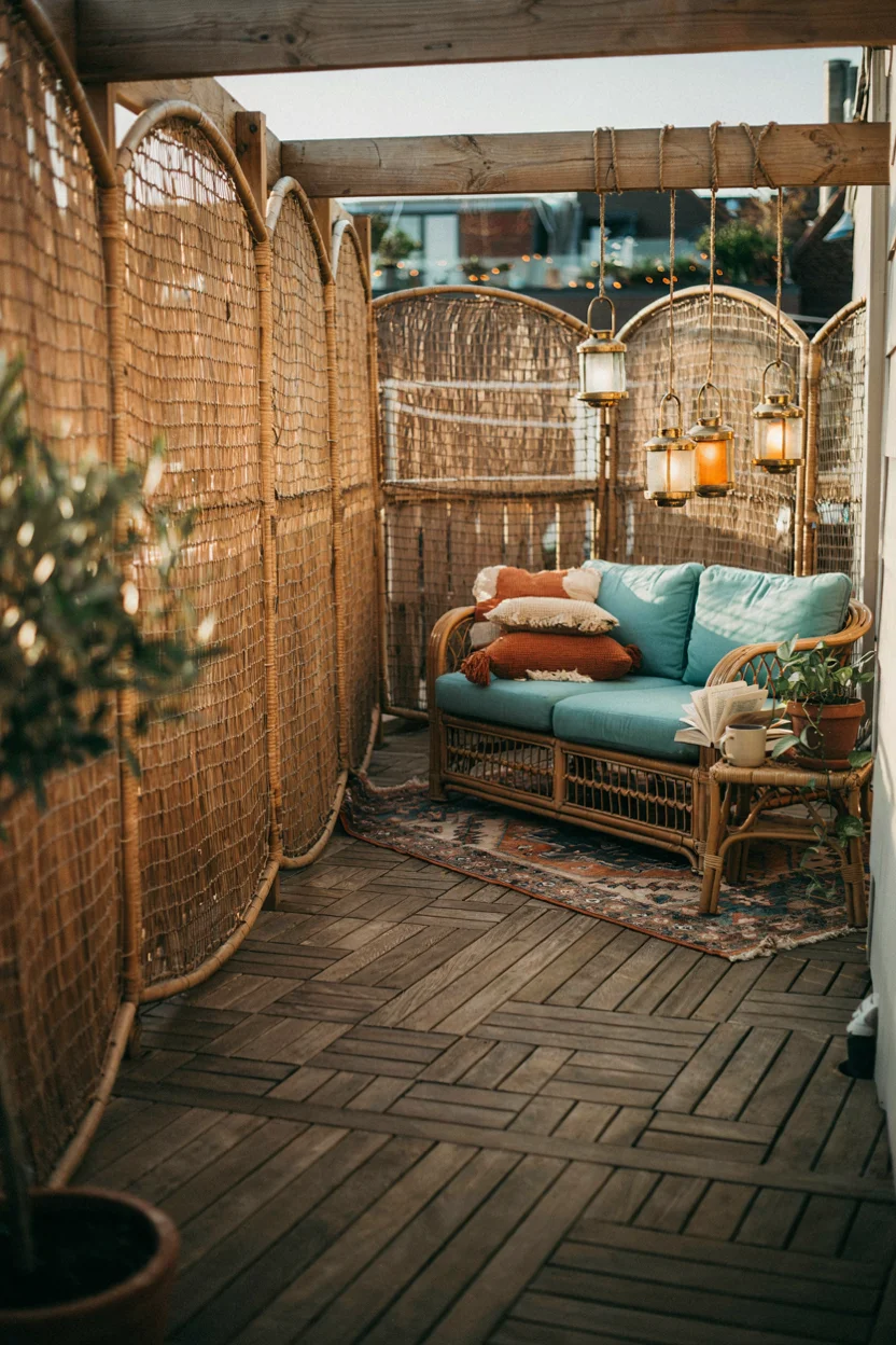 Rattan Privacy Screens