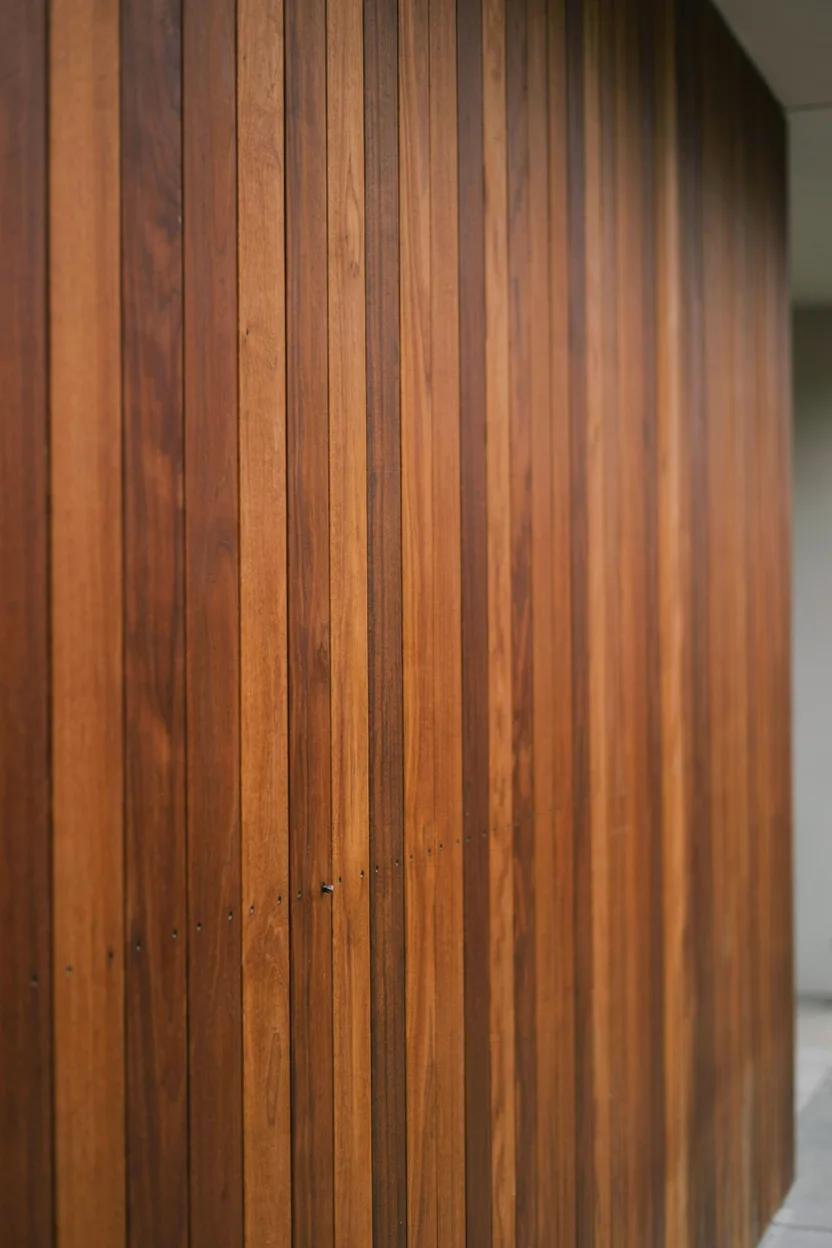  Redwood with Deep Mahogany Stain