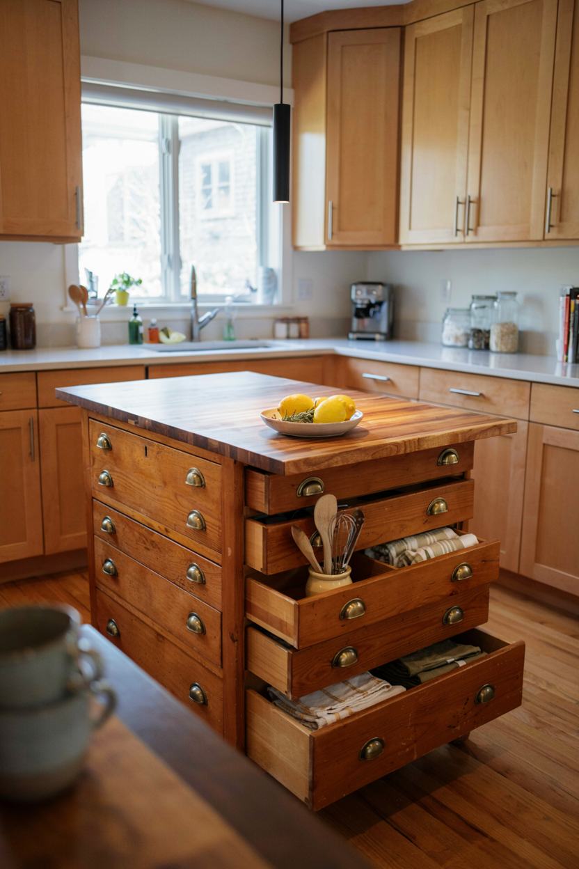 Repurposed Dresser Island