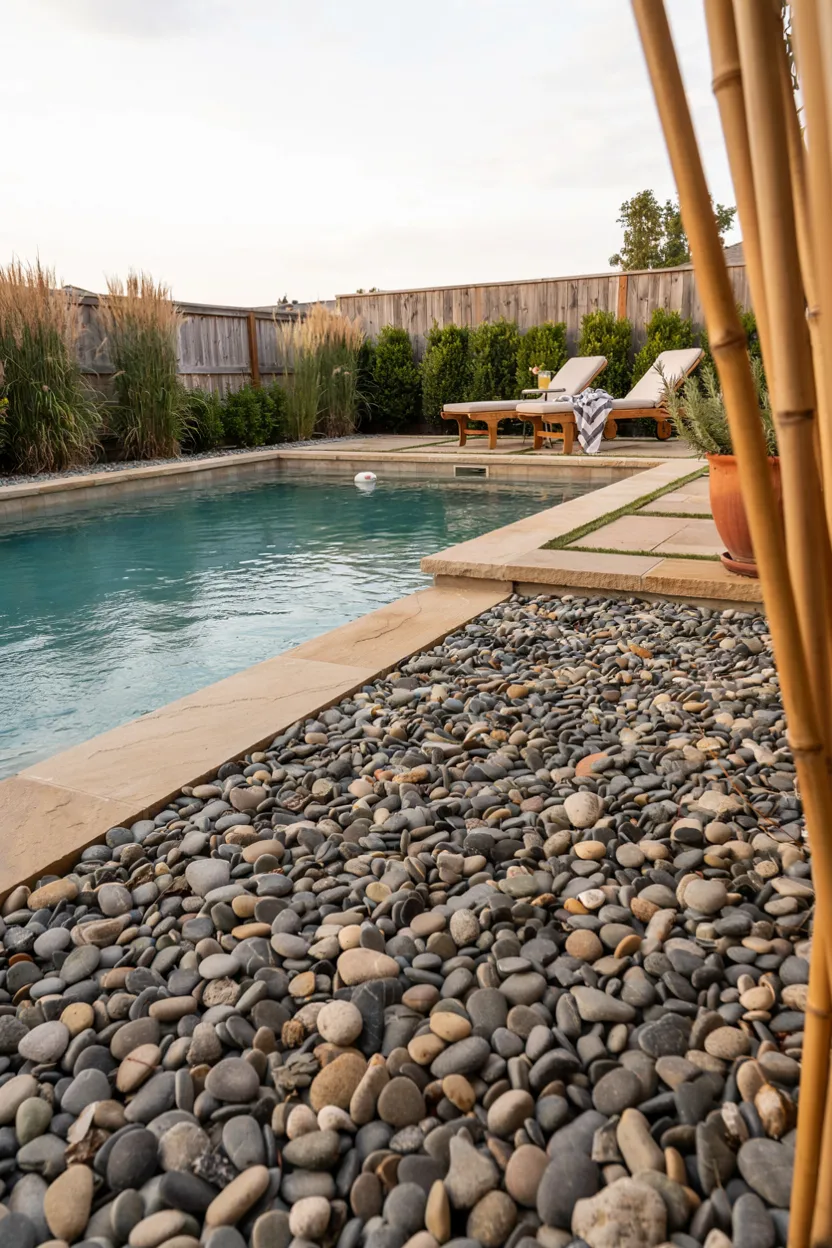 River Rock Pool Surround