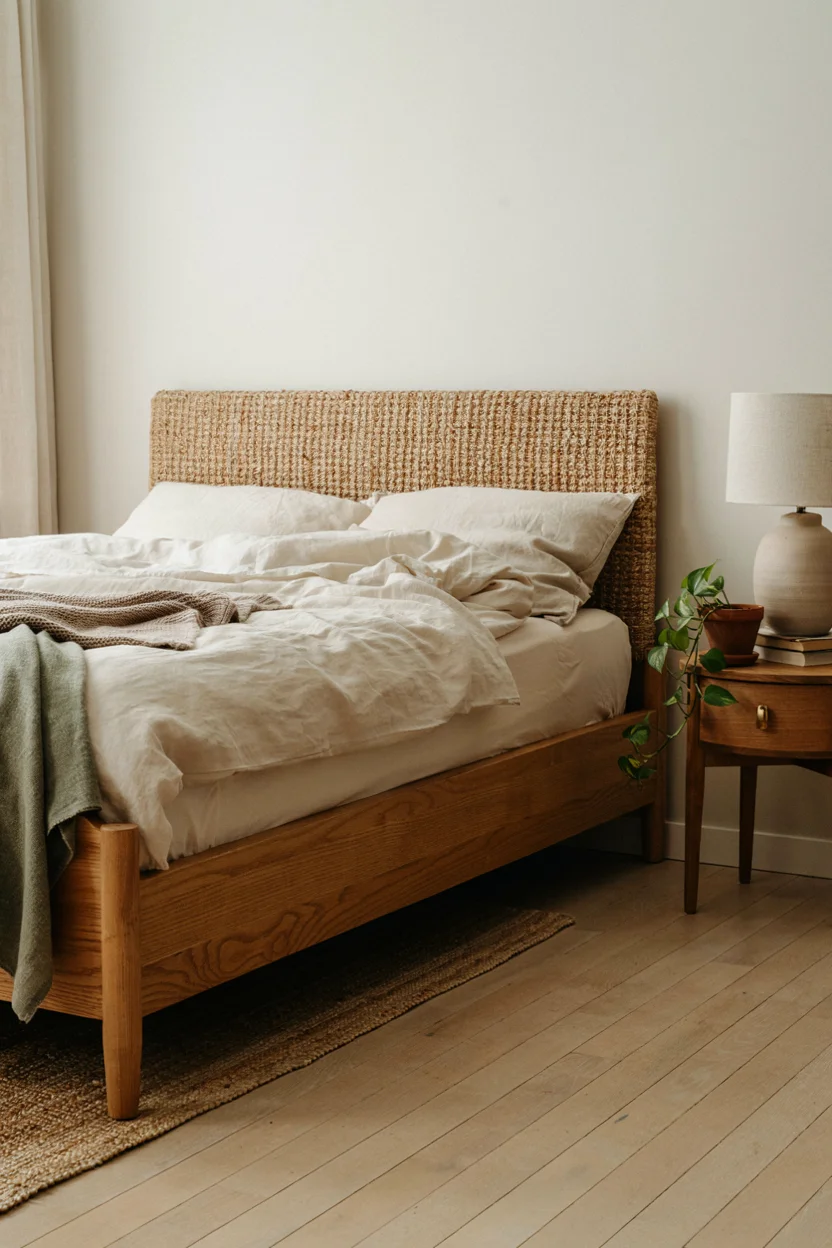 Rustic Wood Bed Frame
