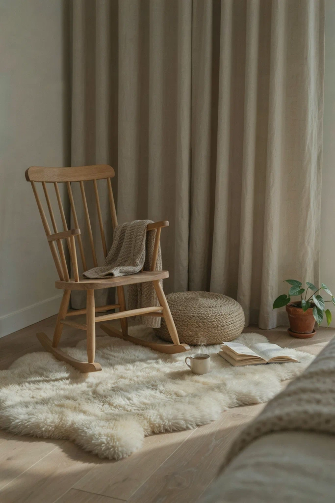 Sheepskin Rug and Natural Textures