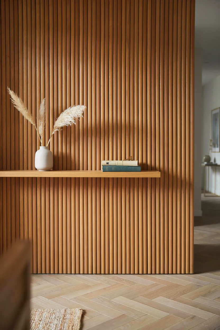 Slatted Wood Wall Panel