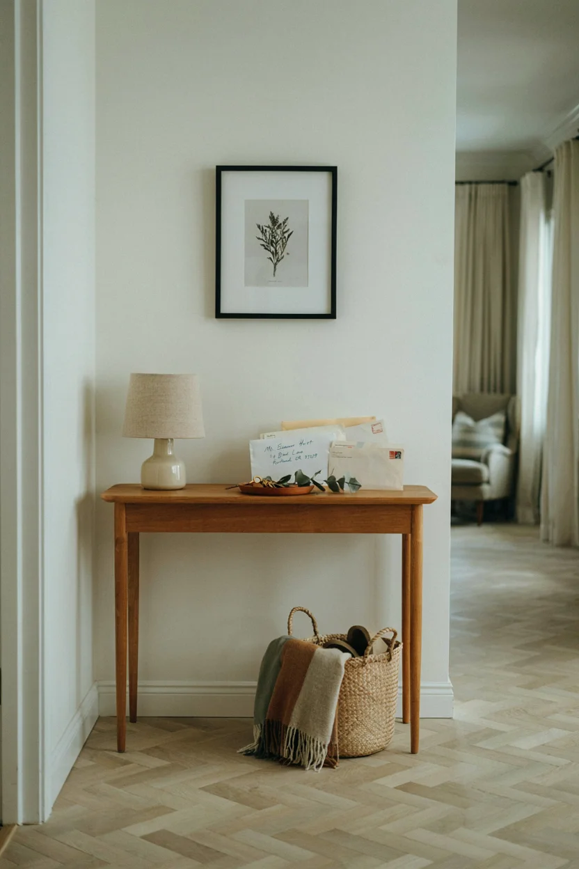 Slim Console Table Entry