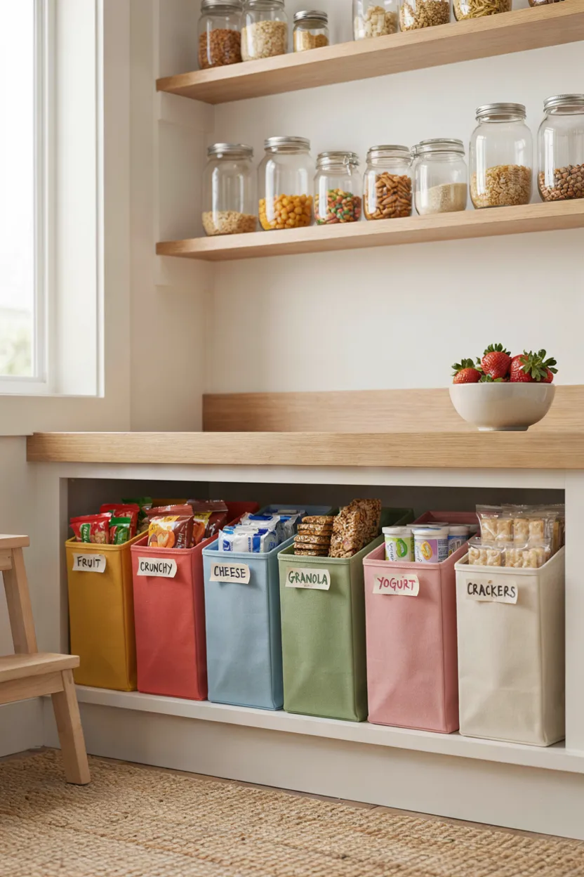 Snack Station Organization