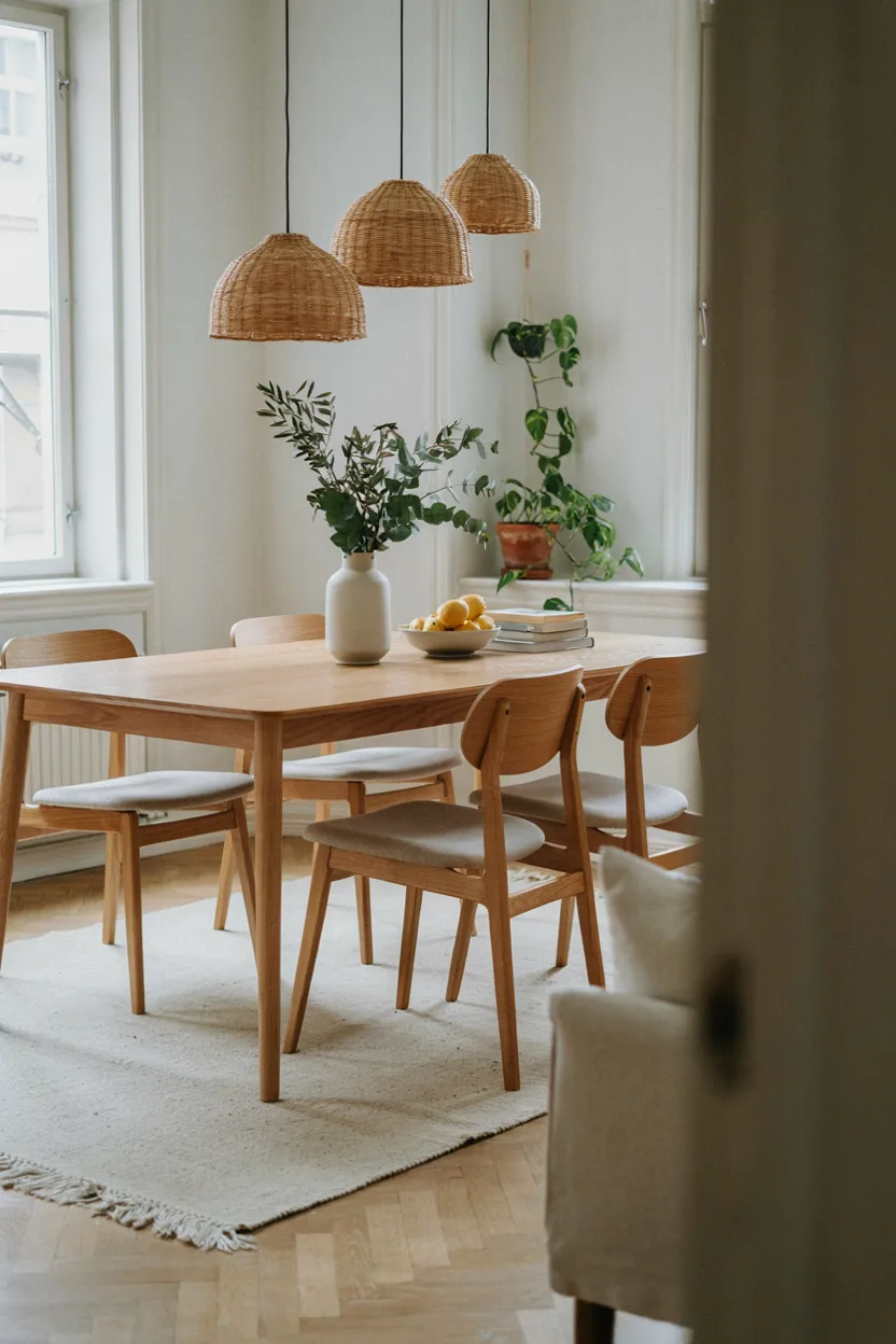 Soft White & Natural Wood Palette