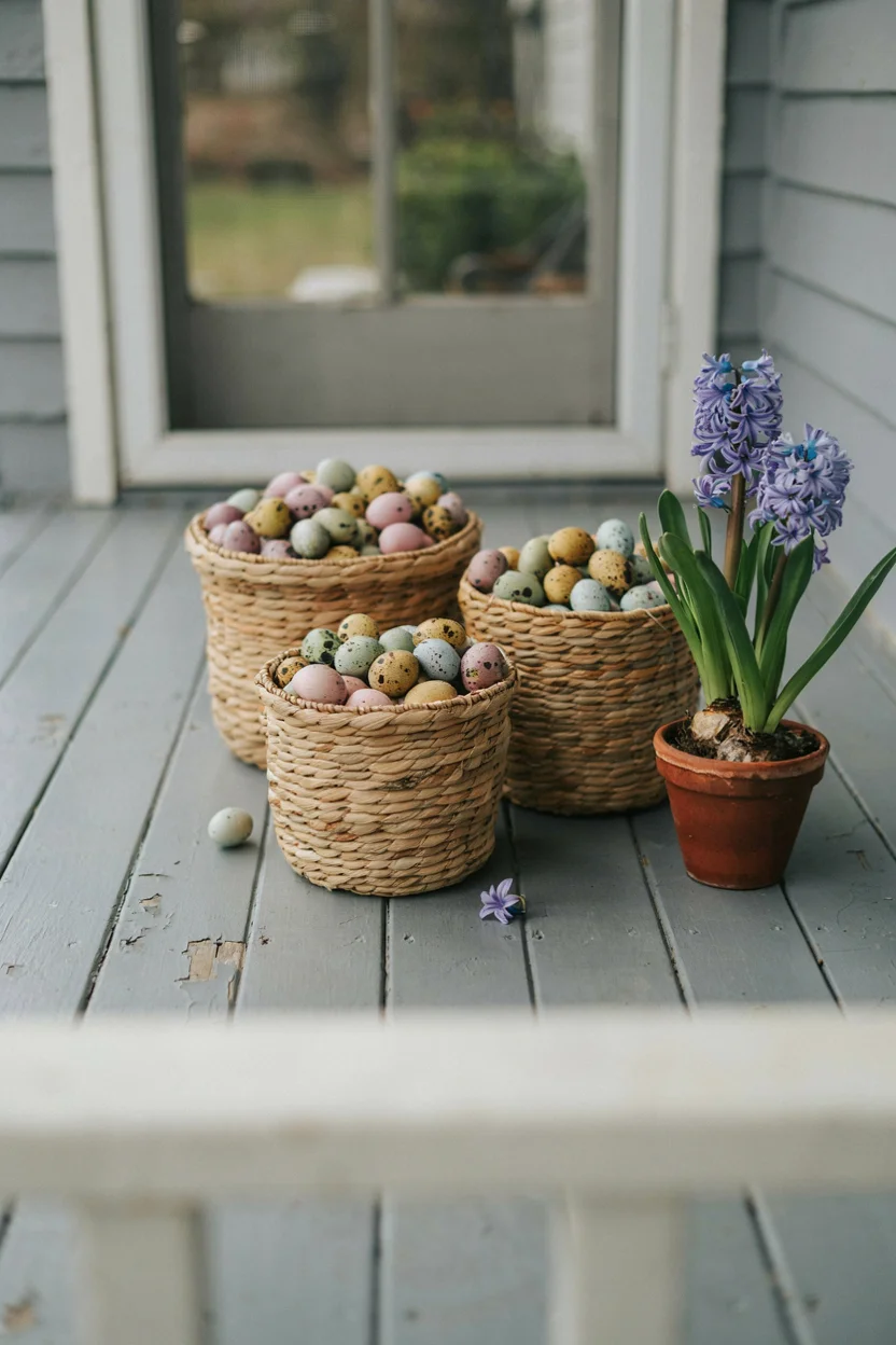 Speckled Egg Basket Cluster