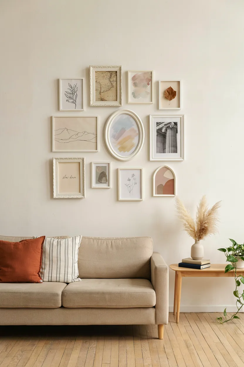Spray-Painted Picture Frame Gallery