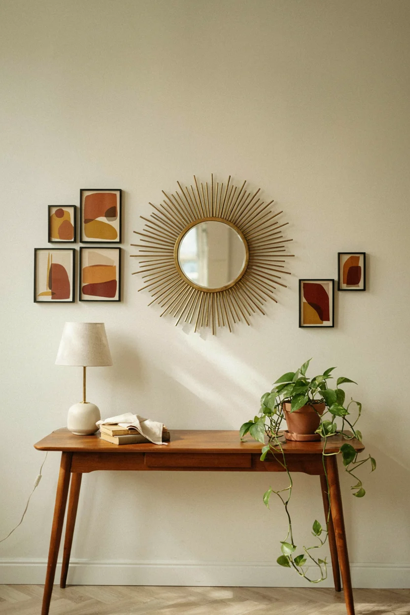 Sunburst Mirror Gallery Wall