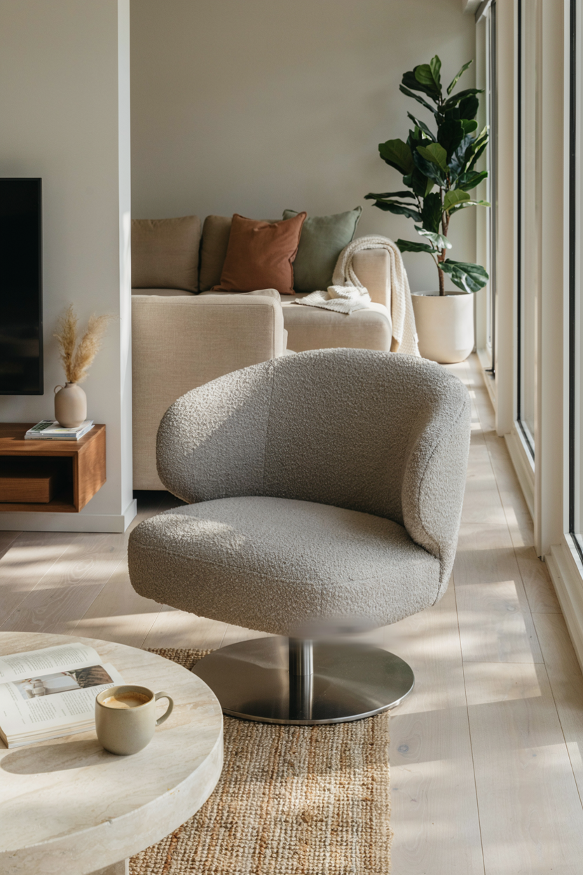  Swivel Accent Chair for Function