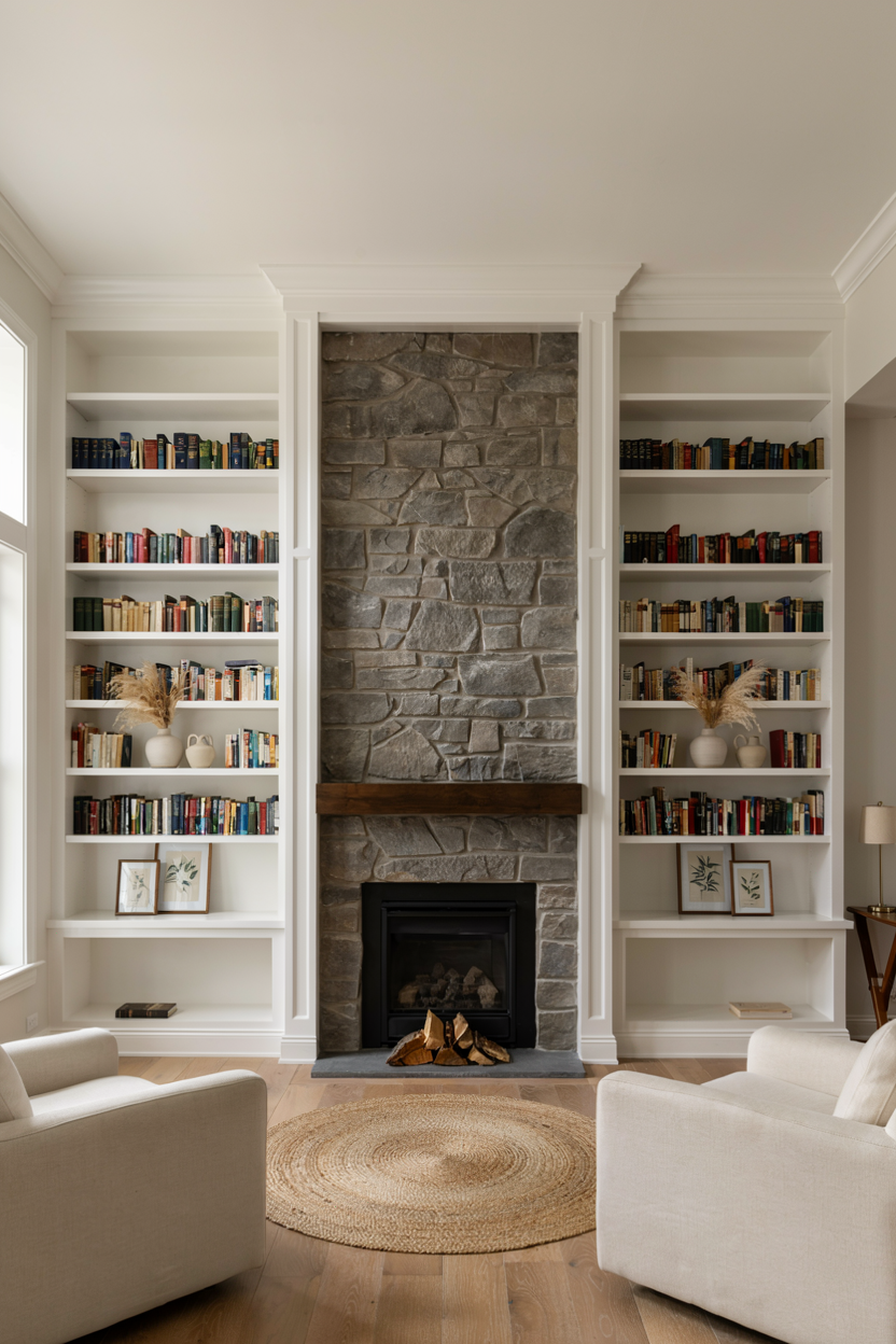  Symmetrical Shelf Styling