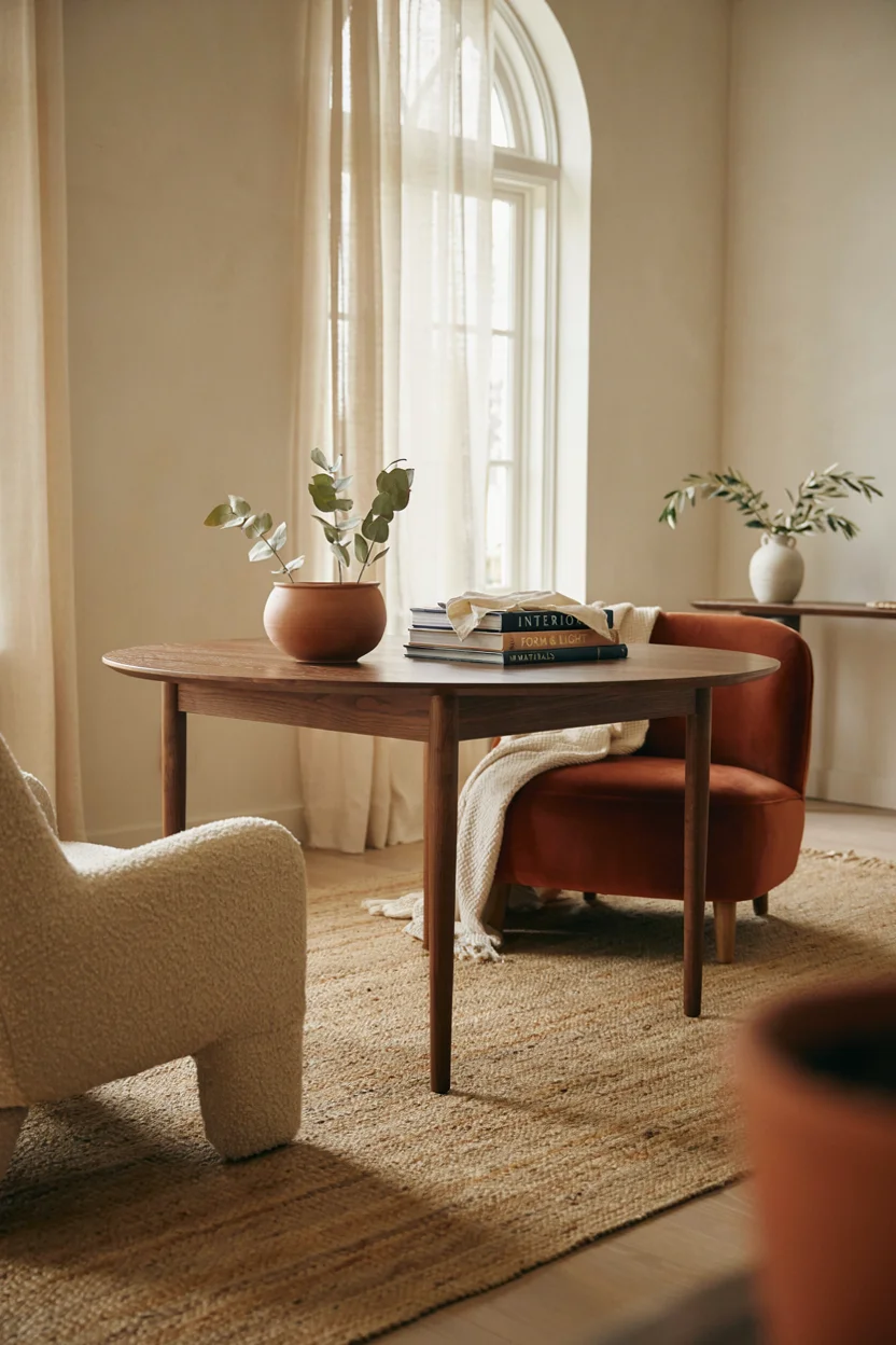 Tapered Leg Coffee Table