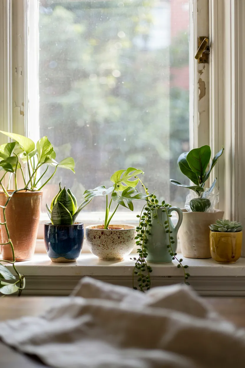 Thrifted Ceramic Planter Grouping Thrifted Decor Ideas