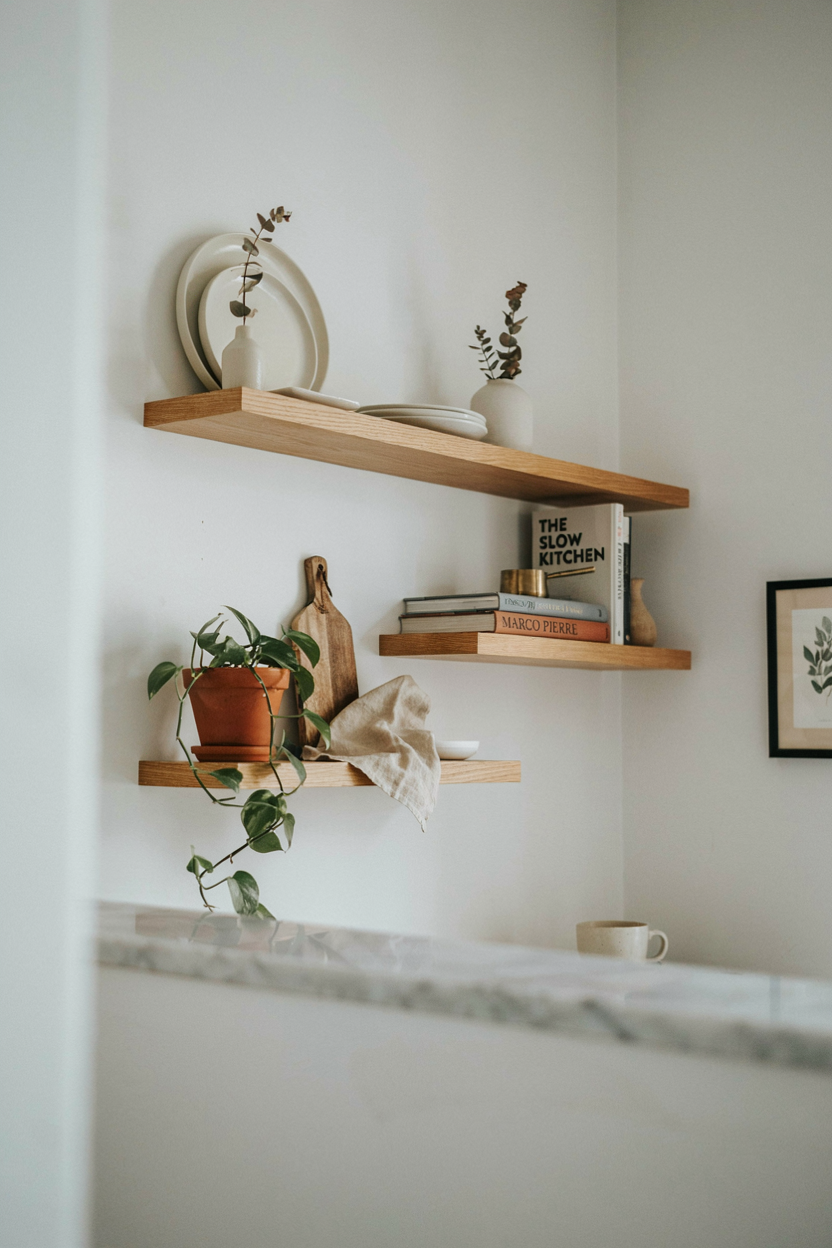 Tiered Open Shelf Display
