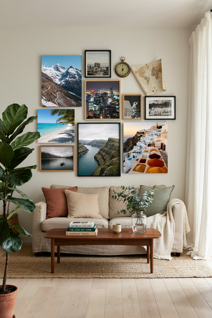 Travel Photo Wall
