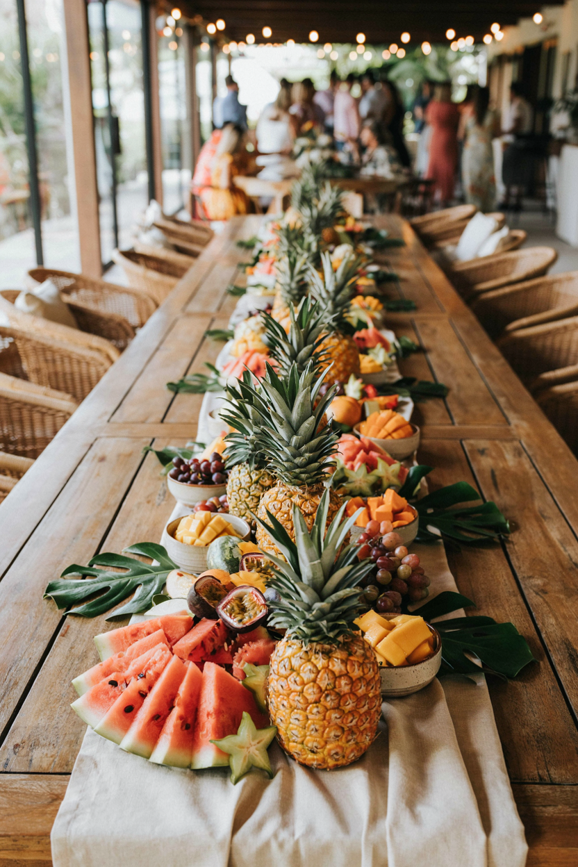  Tropical Fruit Display Table