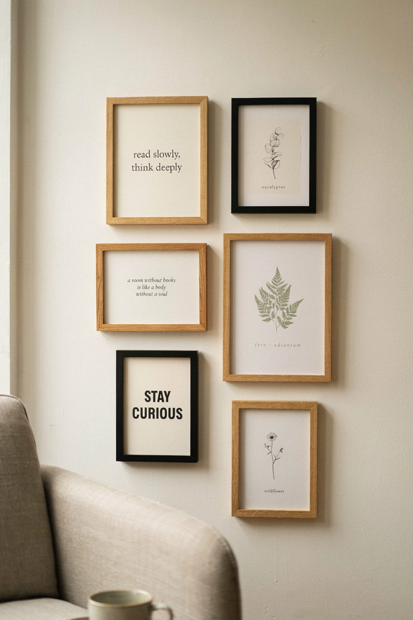 Typography and Quote Wall