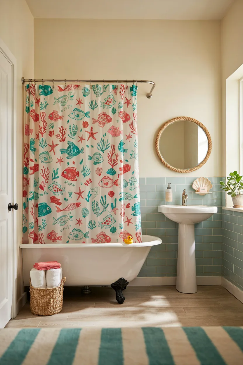  Under-the-Sea Bathroom Theme