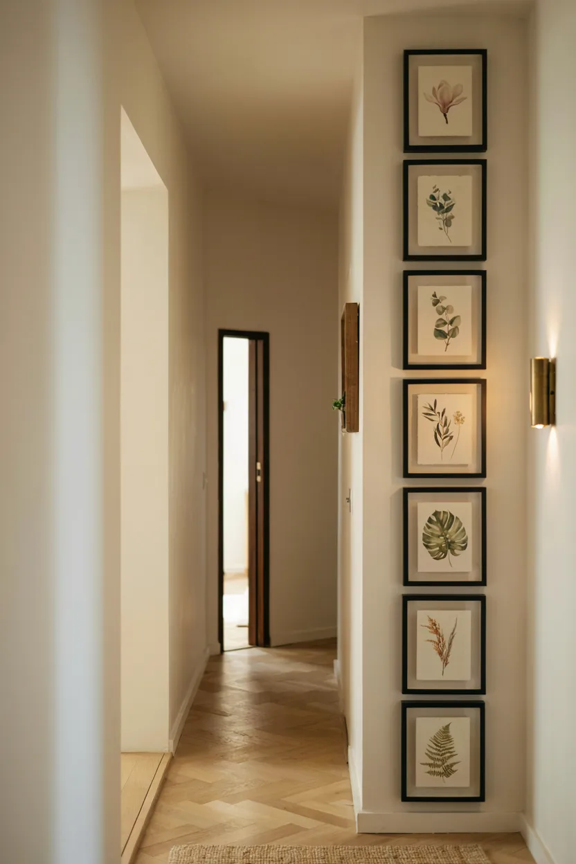Vertical Narrow Hallway Column