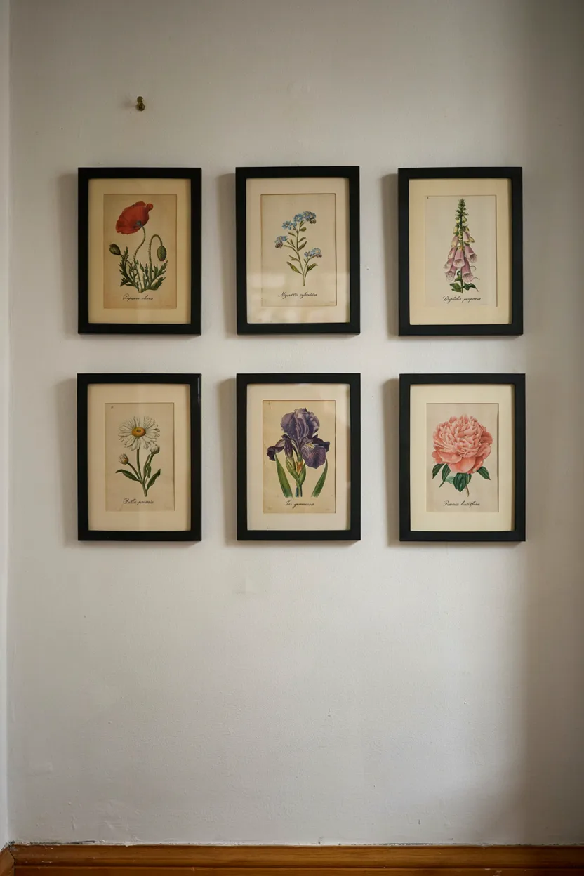 Vintage Botanical Print Set