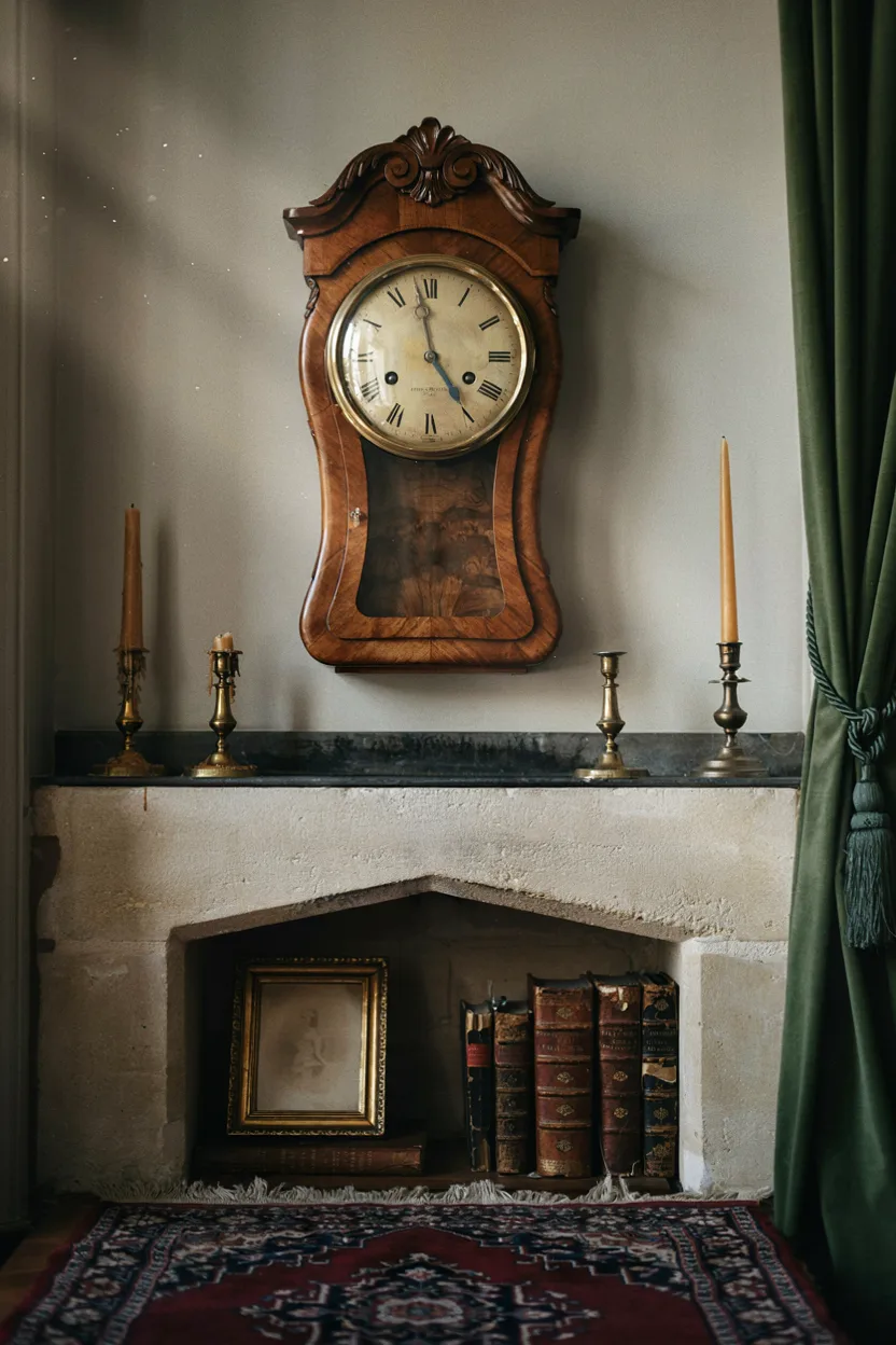 Vintage Clock Focal Point