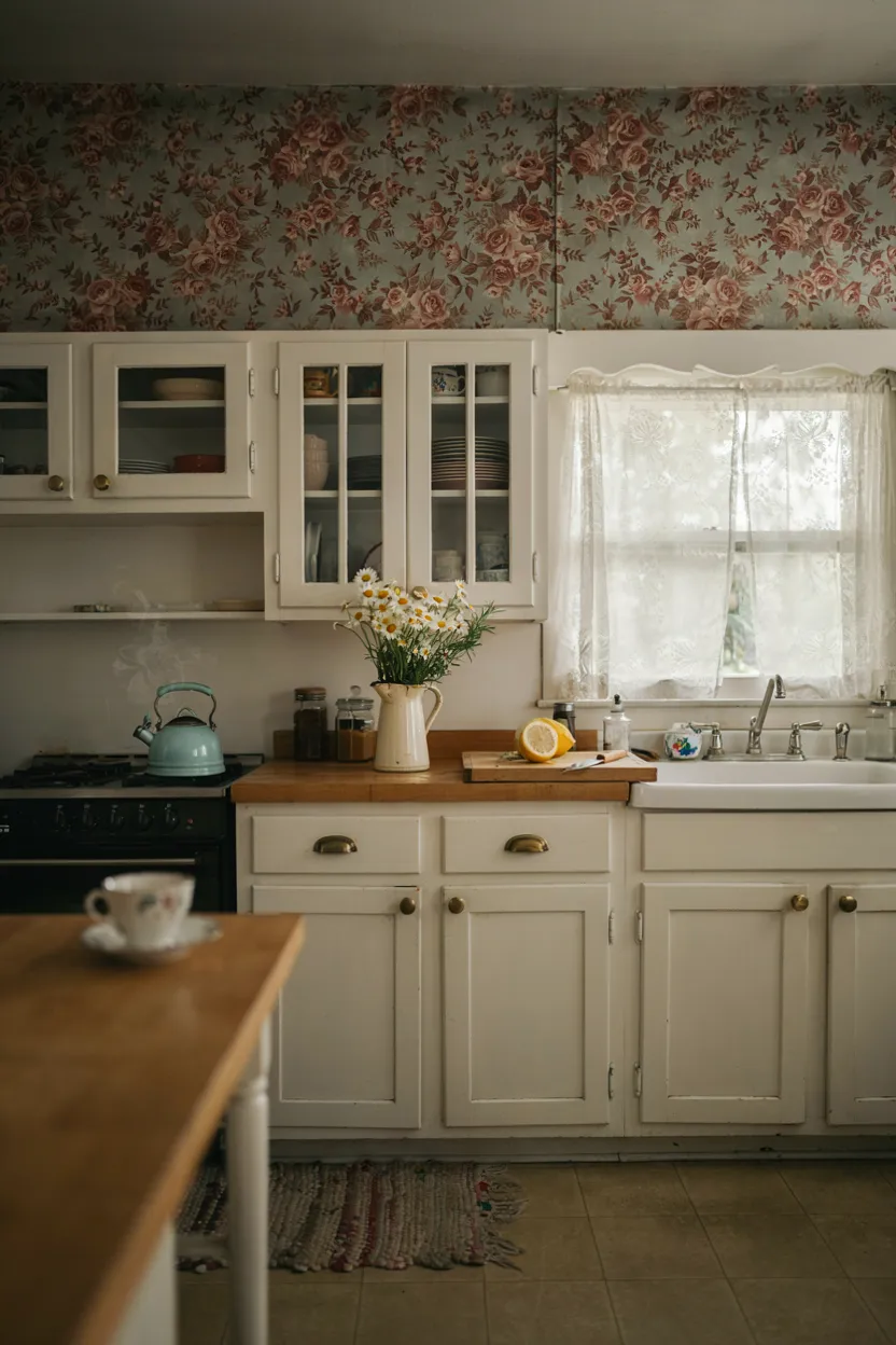 Vintage Floral Wallpaper