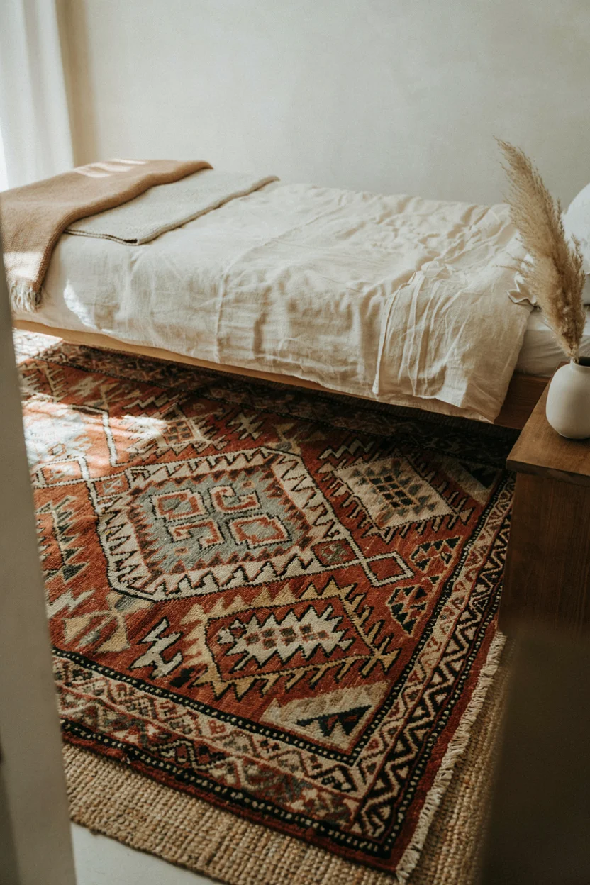 Vintage Kilim Rug Accent