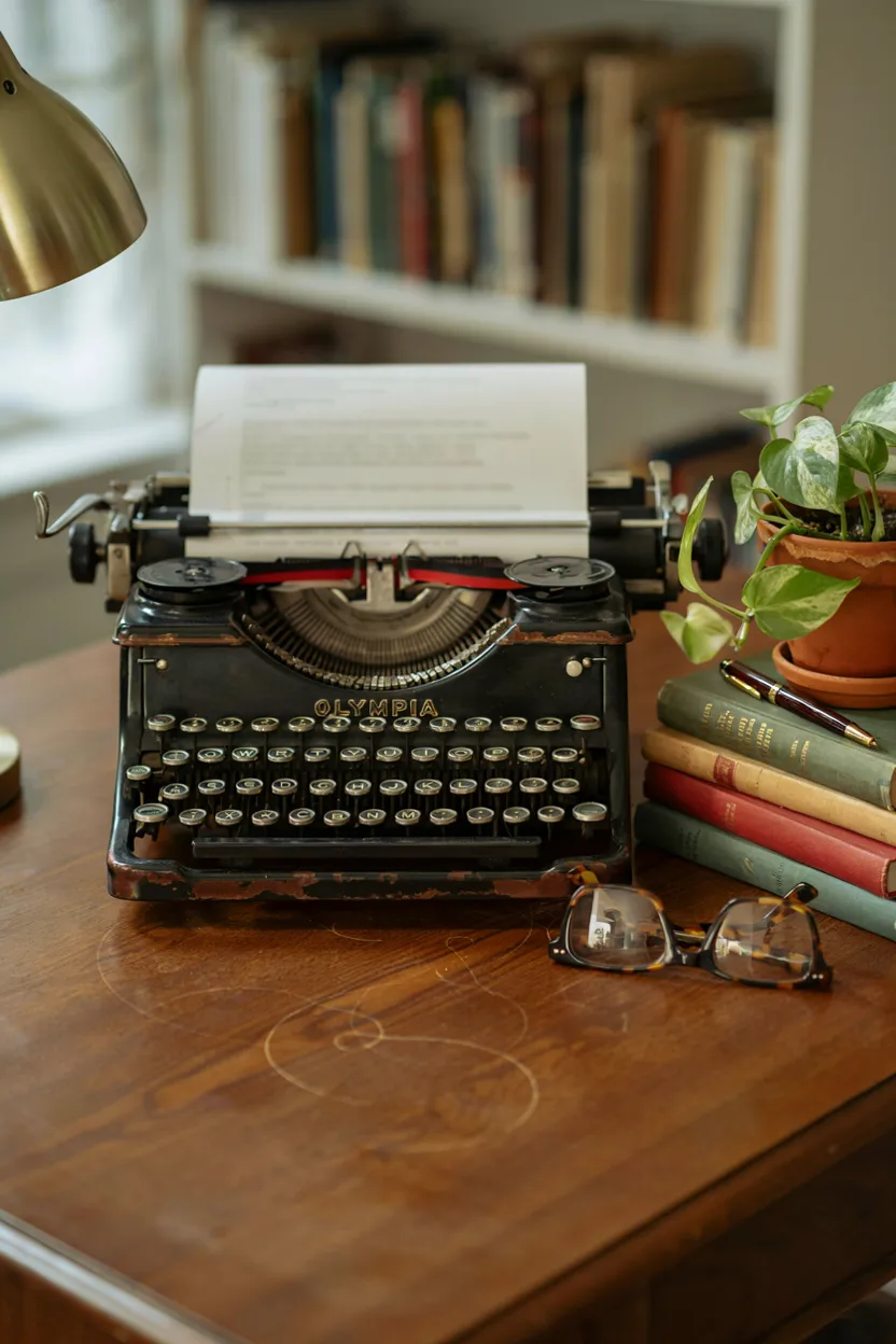  Vintage Typewriter Display Piece