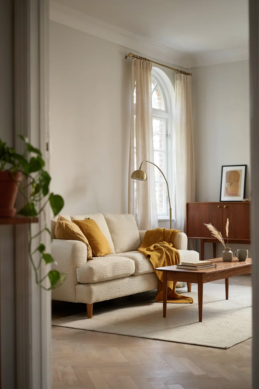 Warm Mustard Textile Accents
