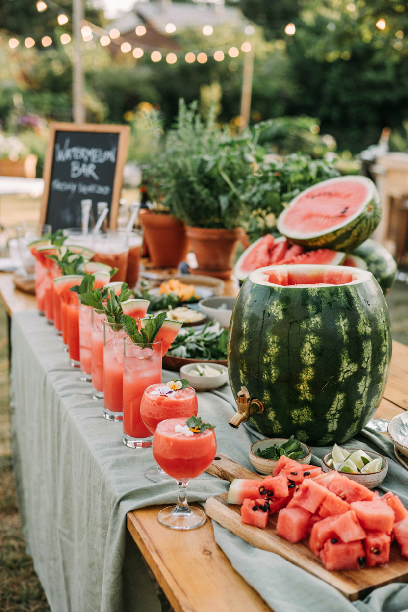 Watermelon Bar Display