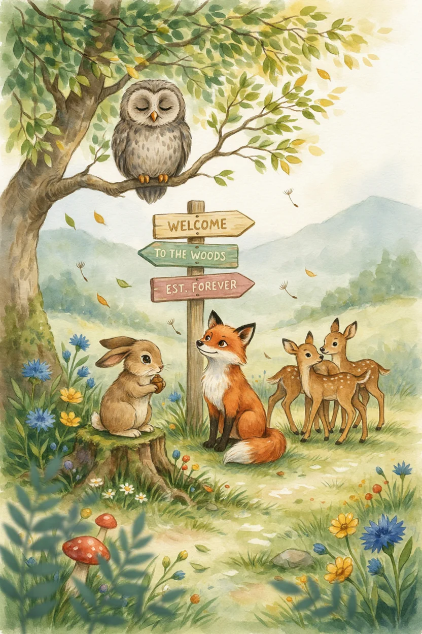 Whimsical Woodland Animal Decor