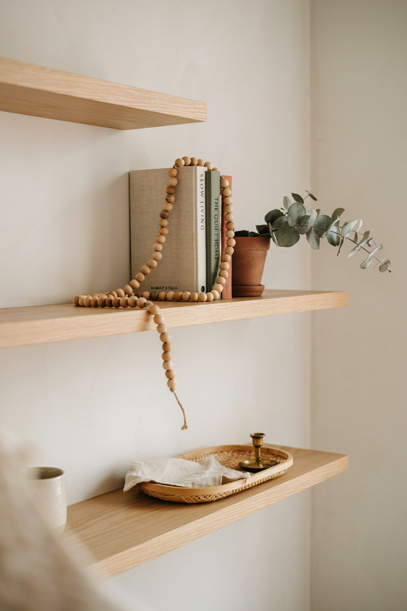 Wood Bead Garland Accent