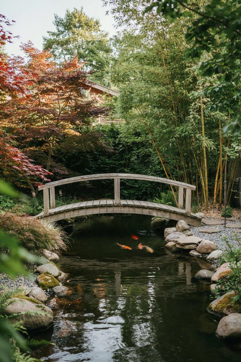 Wooden Bridge Crossing