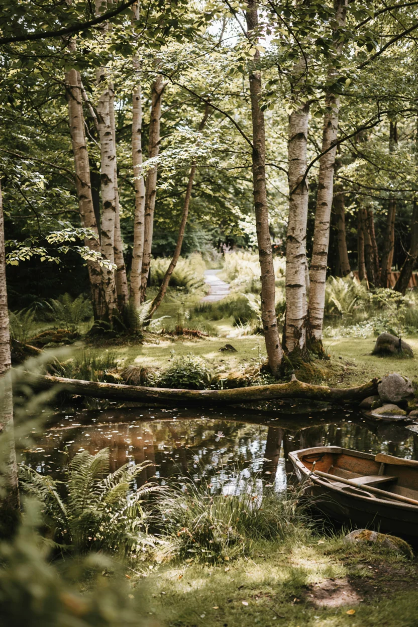 Woodland-Inspired Garden Pool