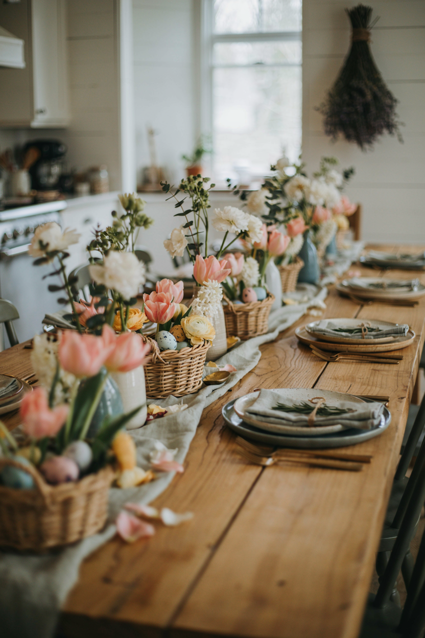  Woven Easter Baskets as Table Accents