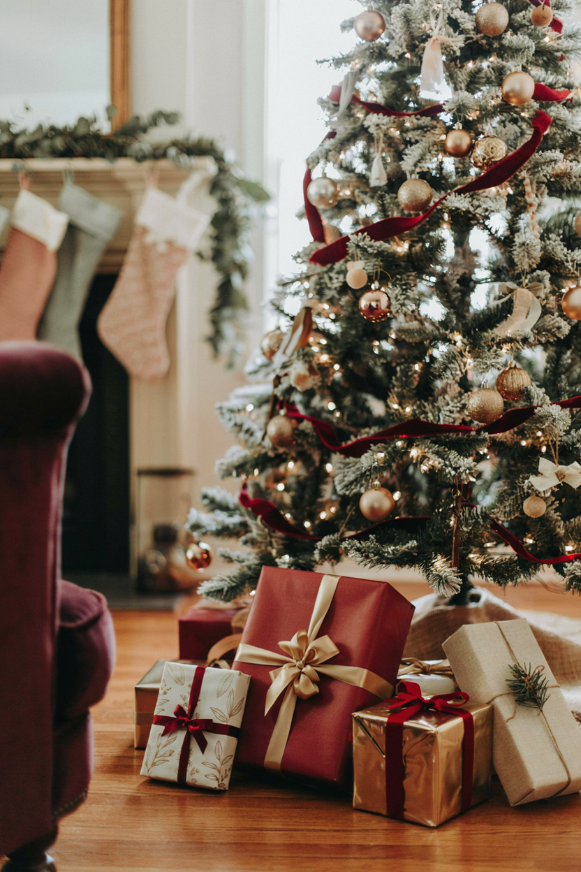Wrapped Gifts as Decorative Layering