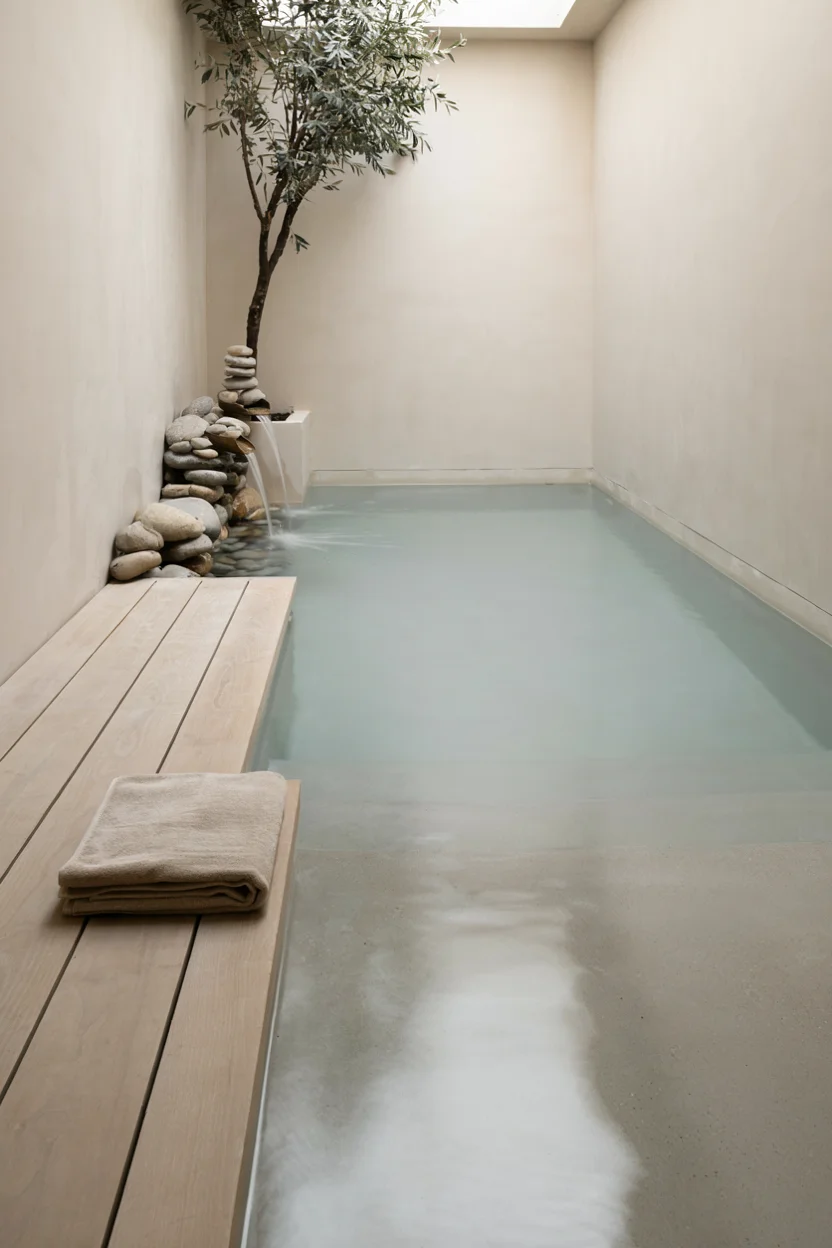 Zen Garden Pools With Rock and Water Features