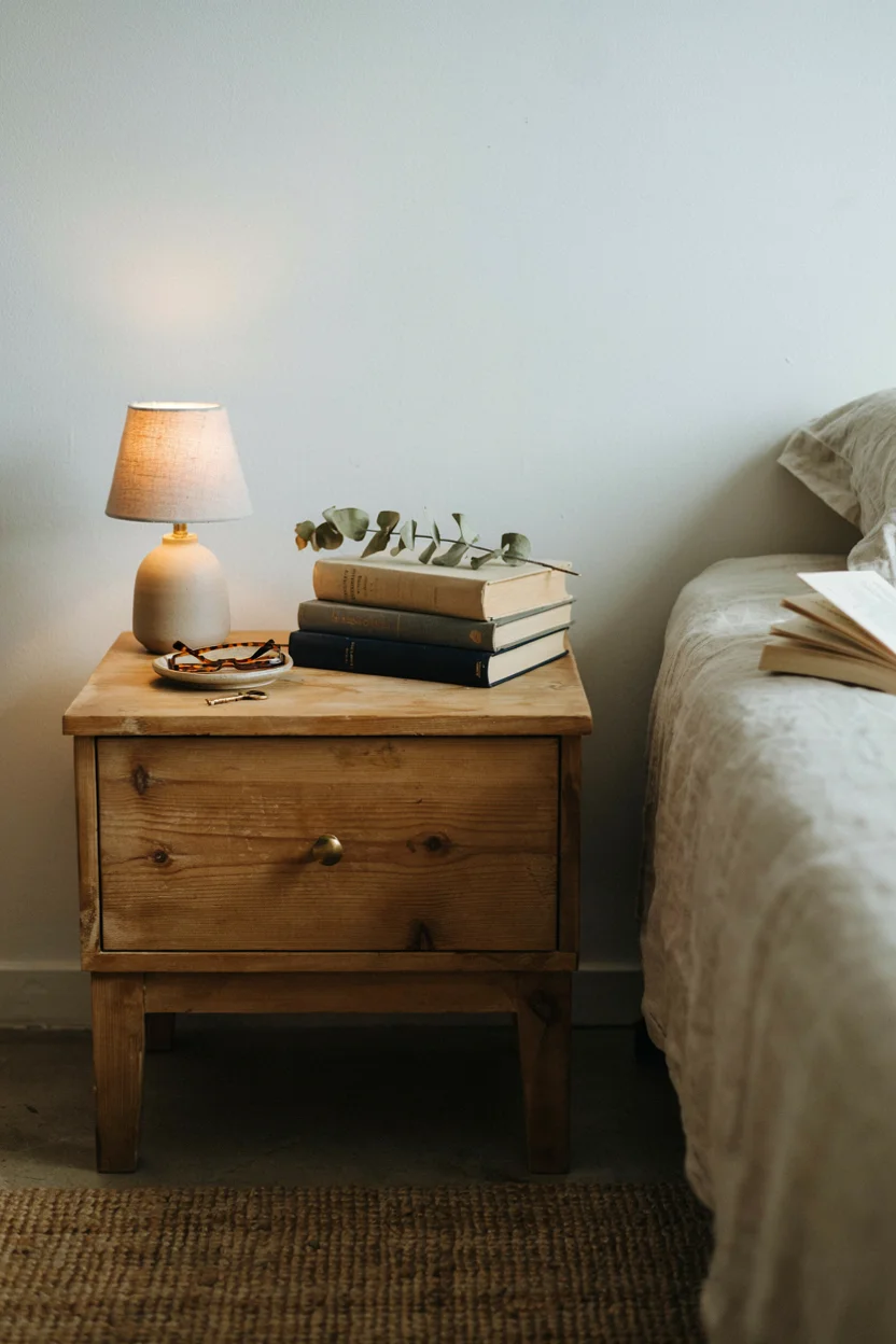 Sustainable Wood Nightstands for Grounded Function