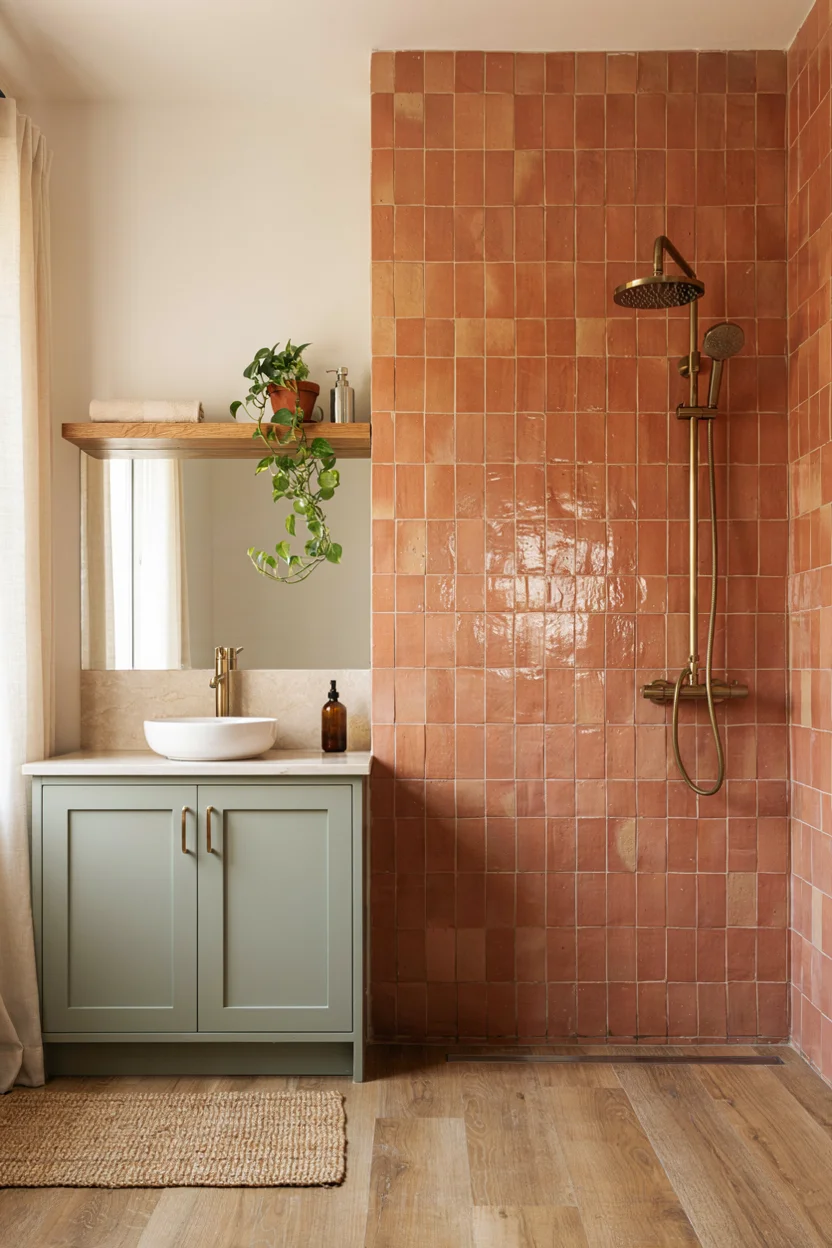 Earthy Green and Terracotta Palettes