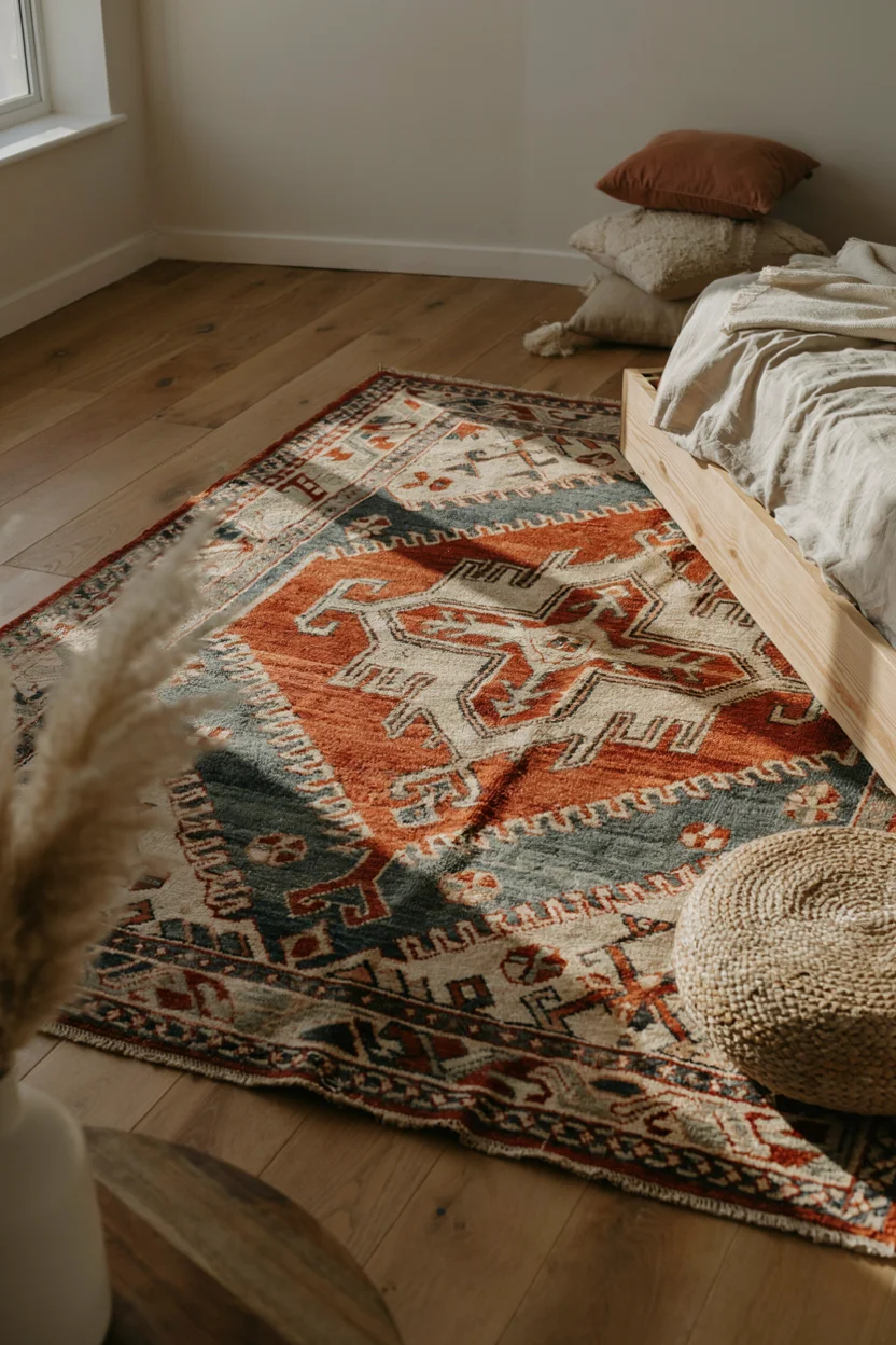 Vintage Kilim Rug for Pattern and History