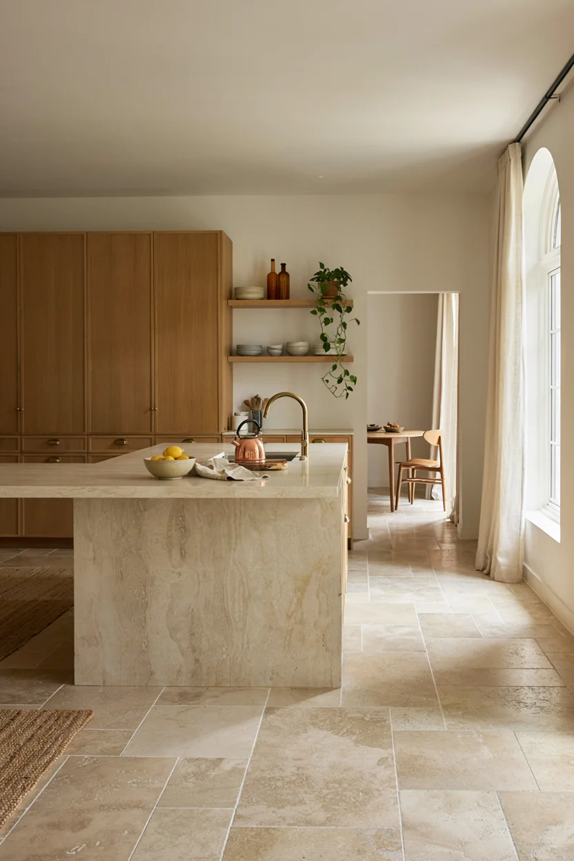 Geometric Tile Backsplashes
