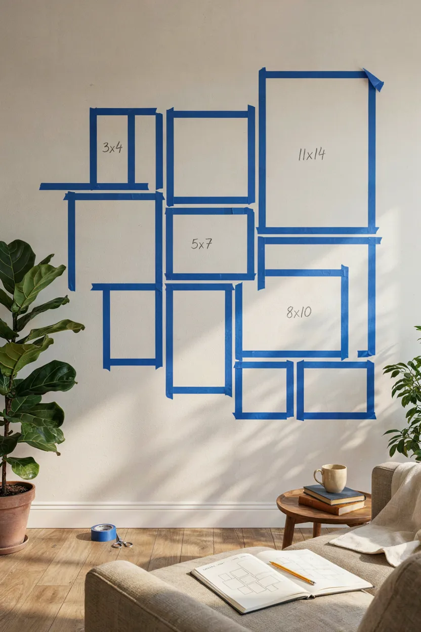 Using Painter's Tape to Map It Out