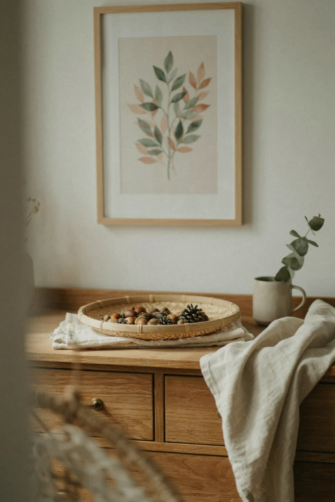 Acorn and Pinecone Accent Decor