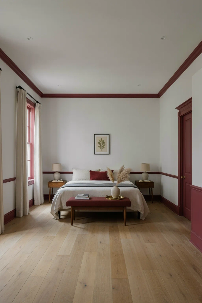 Burgundy Accent Trim and Molding