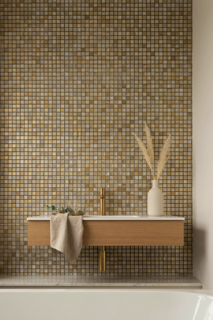 Gold Accent Wall Tile